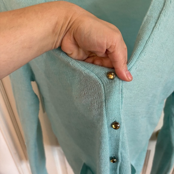 J.Crew sea-foam alpaca cardigan * accepting offers - Picture 5 of 6